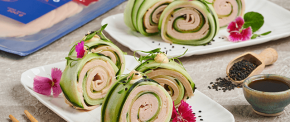 Rollitos frescos de Pechuga de Pavo estilo oriental
