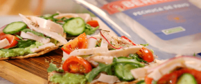 Tostadas de Pechuga de Pavo estilo salpicón