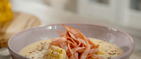 Corn Chowder con York