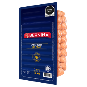 Salchicha de Pavo 1.2 k Bernina